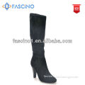 Genuine Leather High Heel Knee Boots